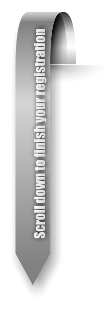 Scroll down to finish your registration